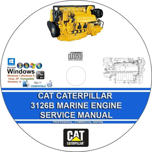 Cat caterpillar 3126b motore - cat,