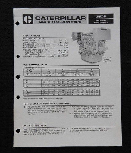 Brochure specifiche motore