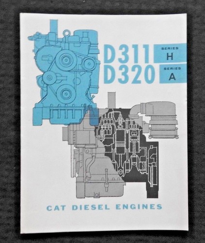 C1960 caterpillar d311 d320 - caterpillar, "d311
