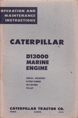 Caterpillar d1300 marine - d1300,