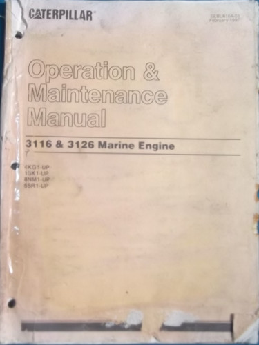 Cat caterpillar 3116 3126 - 3116,