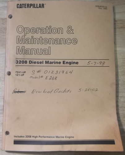 Caterpillar 3208 manuale - caterpillar,