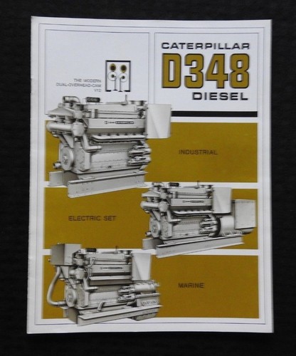 1968 caterpillar d348 diesel - caterpillar, "d348